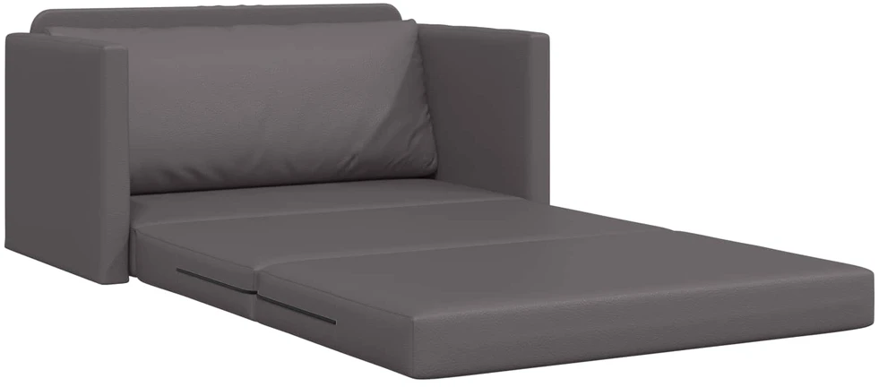 Sofa lova Pilka 124 x 71 x 78 cm Dirbtinė Oda