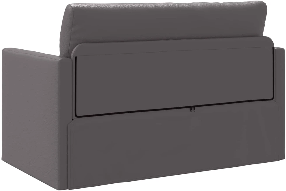 Sofa lova Pilka 124 x 71 x 78 cm Dirbtinė Oda
