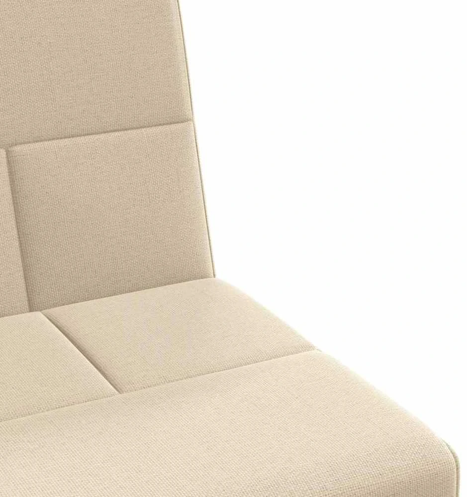 Sofa-lova su puodelių laikikliais, kreminės spalvos, audinys