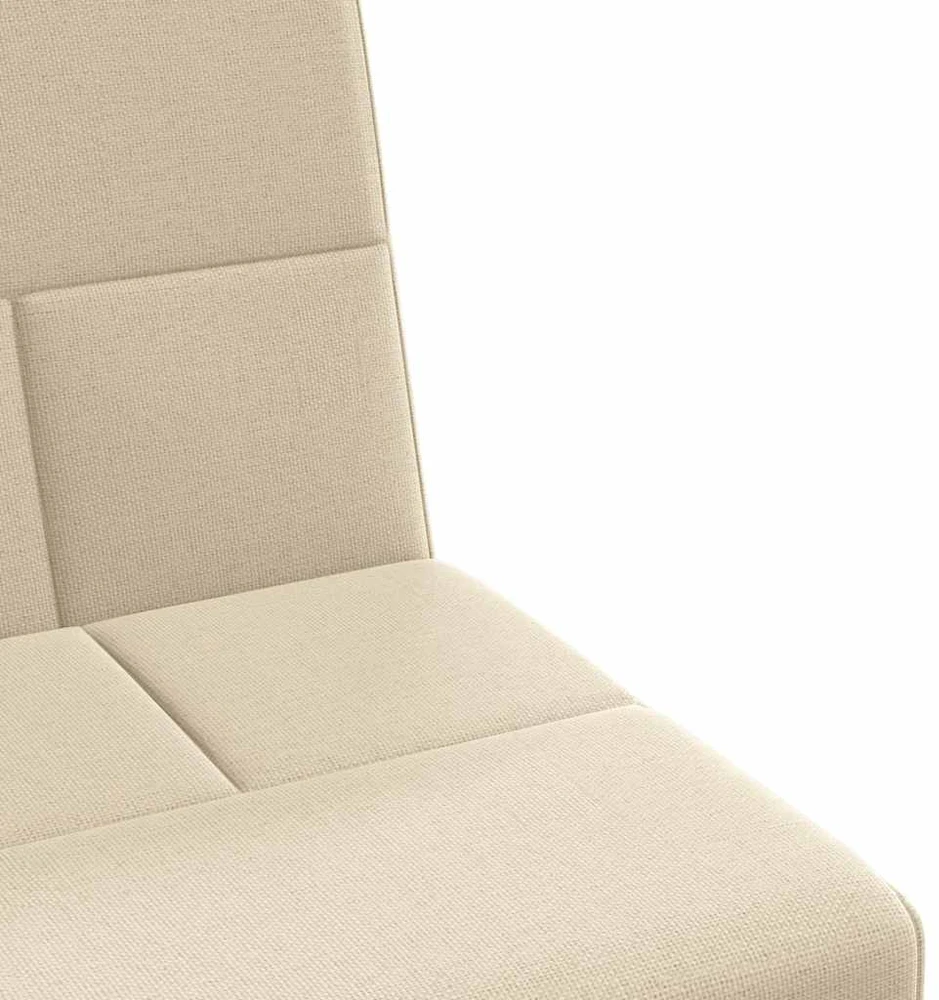 Sofa-lova su puodelių laikikliais, kreminės spalvos, audinys