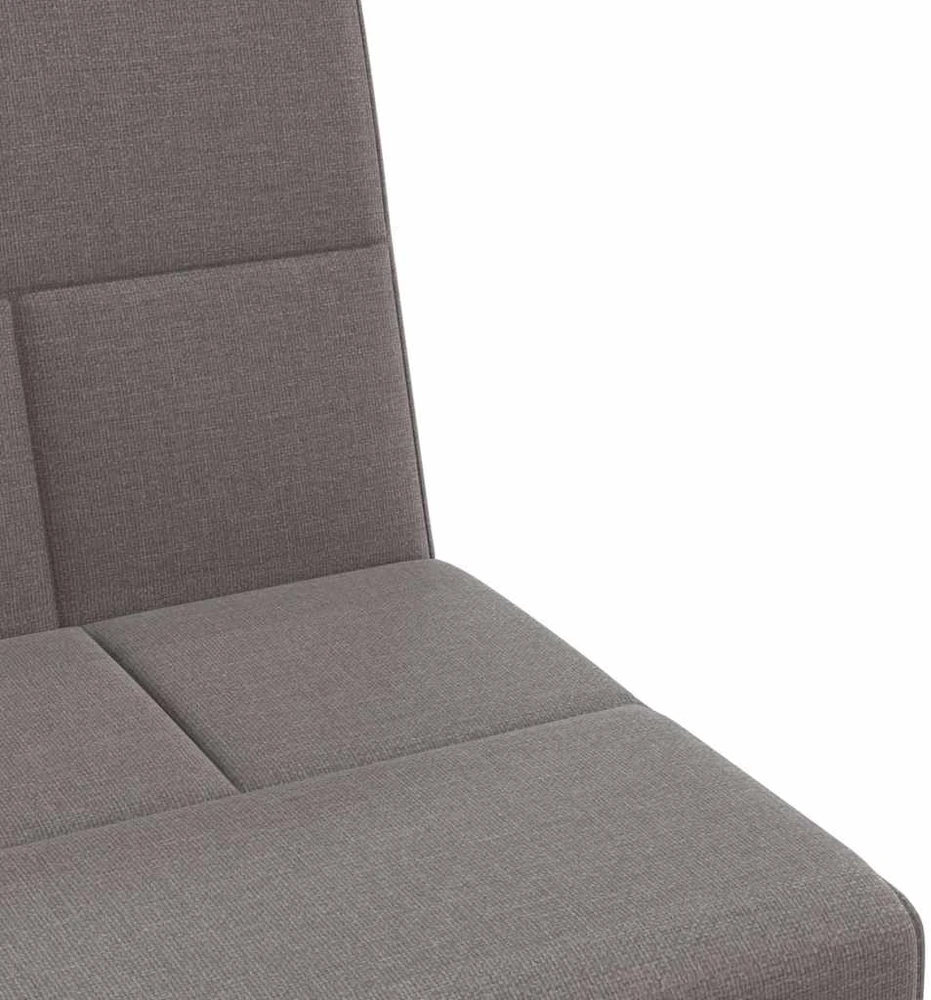 Sofa-lova su puodelių laikikliais, taupe spalvos, audinys