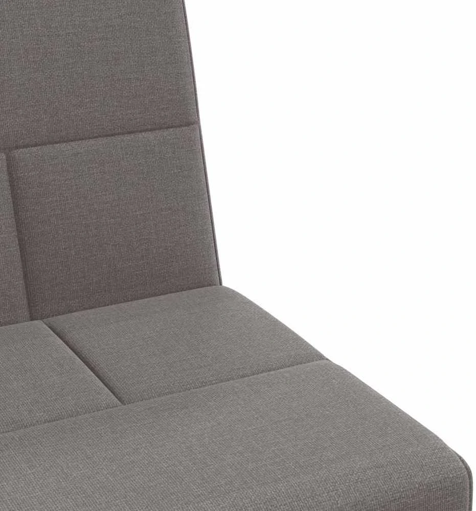 Sofa-lova su puodelių laikikliais, taupe spalvos, audinys