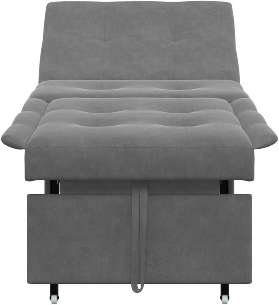 Ištraukiama sofa-lova Tamsiai pilka 194 x 67 x 82 cm