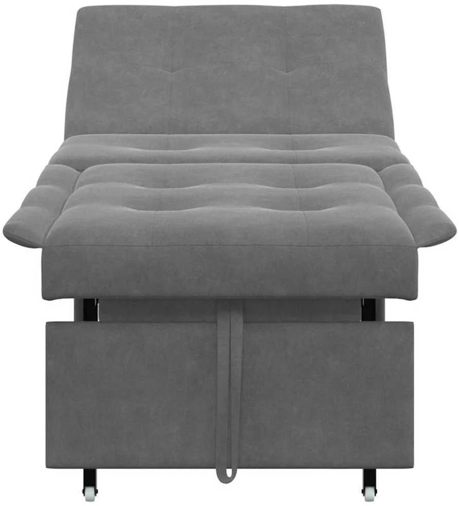 Ištraukiama sofa-lova Tamsiai pilka 194 x 67 x 82 cm
