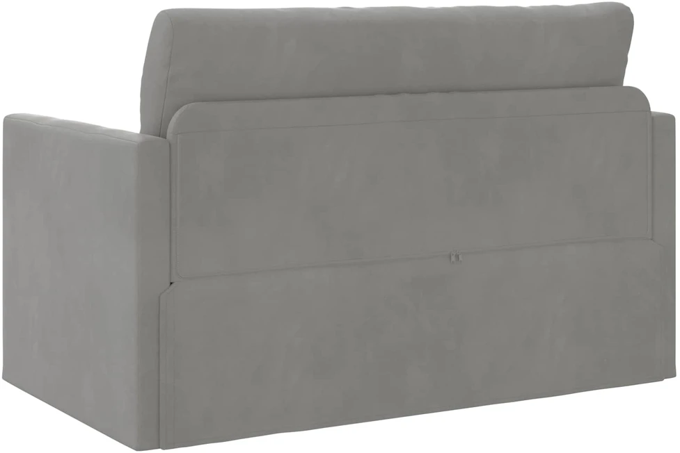 Sofa lova Šviesiai pilka 124 x 71 x 78 cm Aksomas