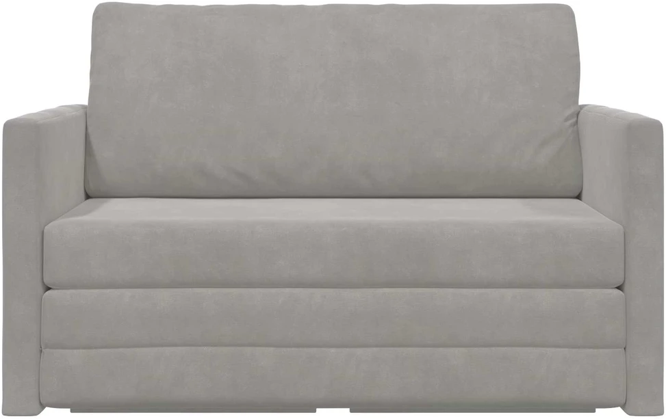 Sofa lova Šviesiai pilka 124 x 71 x 78 cm Aksomas