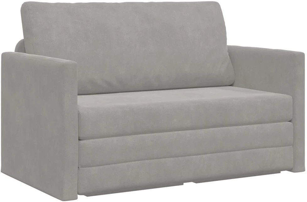 Sofa lova Šviesiai pilka 124 x 71 x 78 cm Aksomas