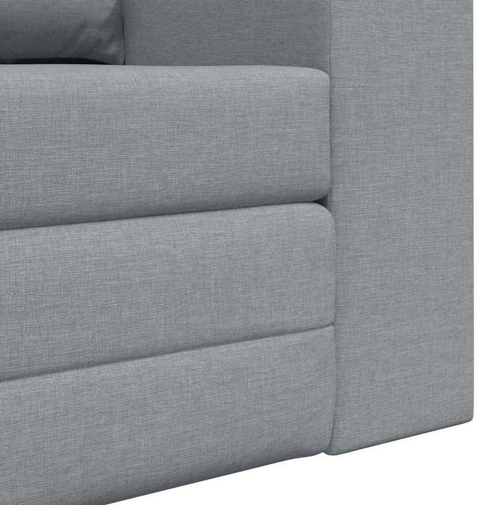 Sofa lova Šviesiai pilka 148 x 71 x 83 cm audinys