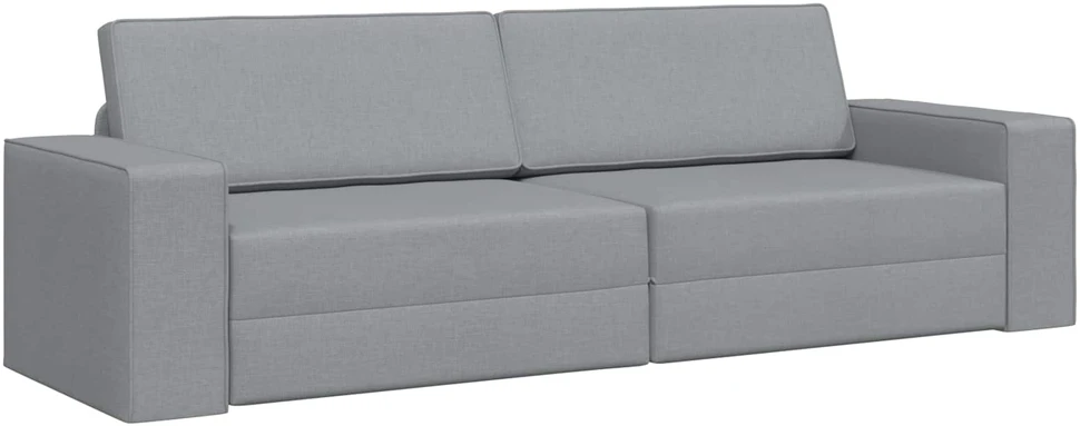 Sofa lova Šviesiai pilka 245 x 78 x 77 cm audinys
