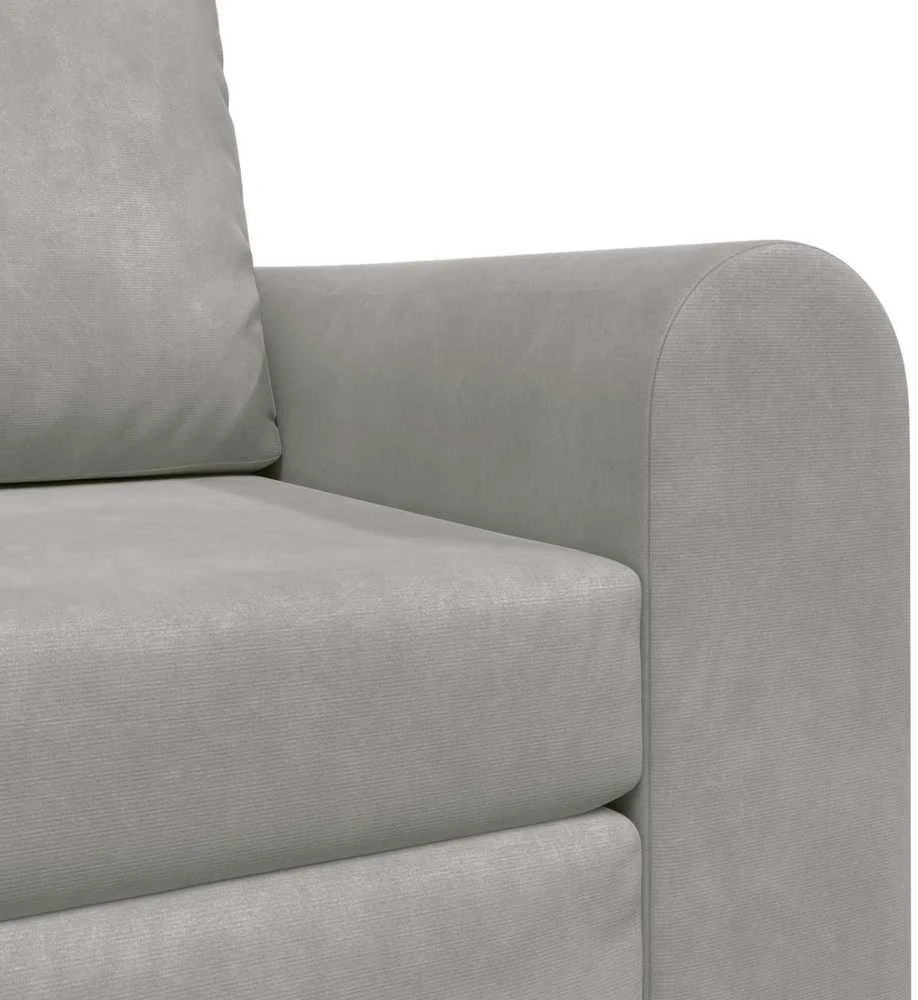 Sofa lova Šviesiai pilka 98 x 71 x 83 cm Aksomas