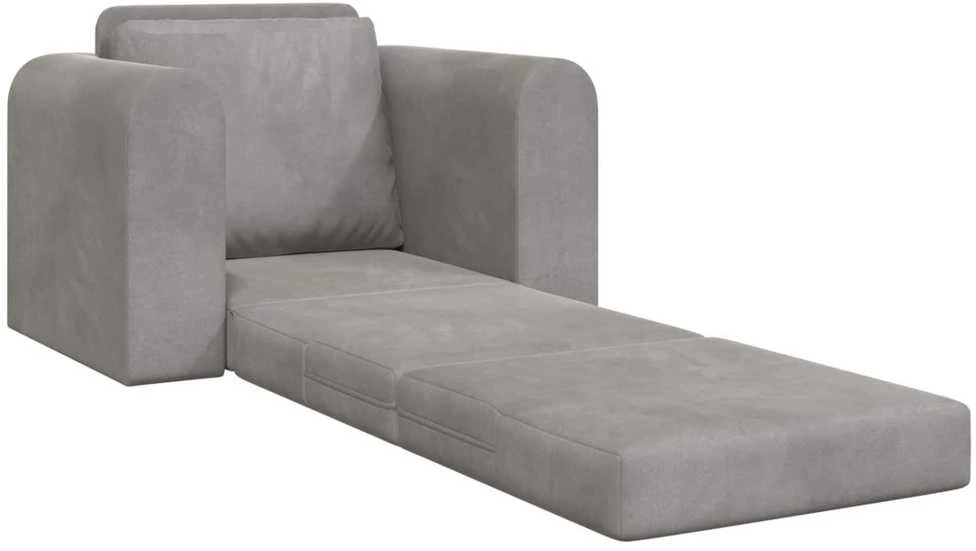 Sofa lova Šviesiai pilka 98 x 71 x 83 cm Aksomas