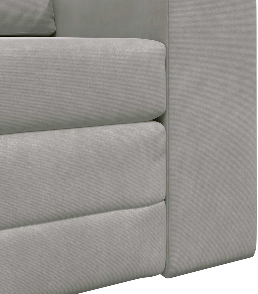 Sofa lova Šviesiai pilka 98 x 71 x 83 cm Aksomas