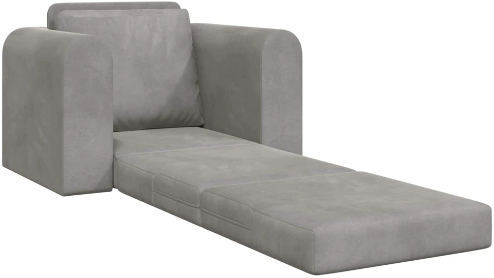 Sofa lova Šviesiai pilka 98 x 71 x 83 cm Aksomas
