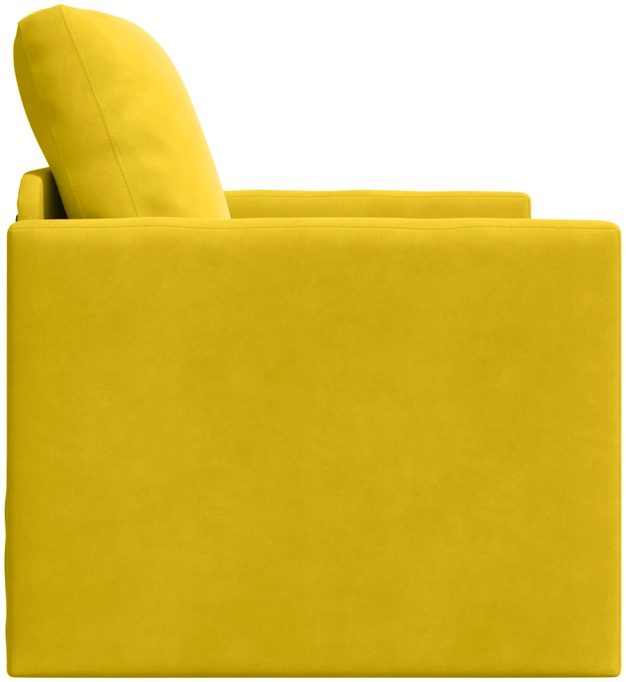 Sofa lova Tamsiai geltona 74 x 77 x 81 cm Aksomas