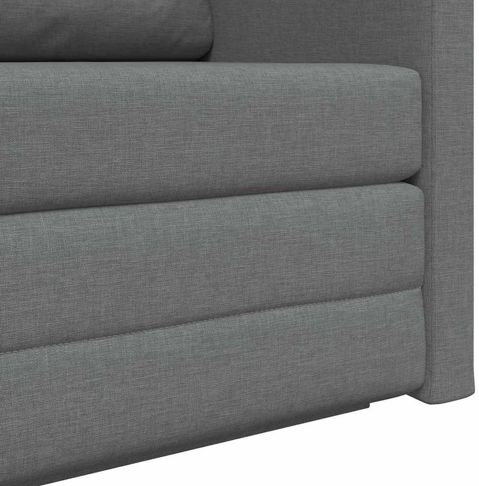 Sofa lova Tamsiai pilka 124 x 71 x 78 cm audinys