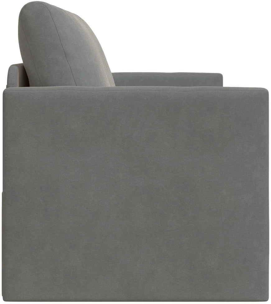 Sofa lova Tamsiai pilka 124 x 71 x 78 cm Aksomas