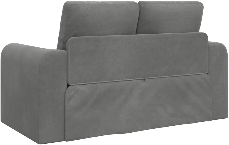 Sofa lova Tamsiai pilka 148 x 71 x 83 cm Aksomas