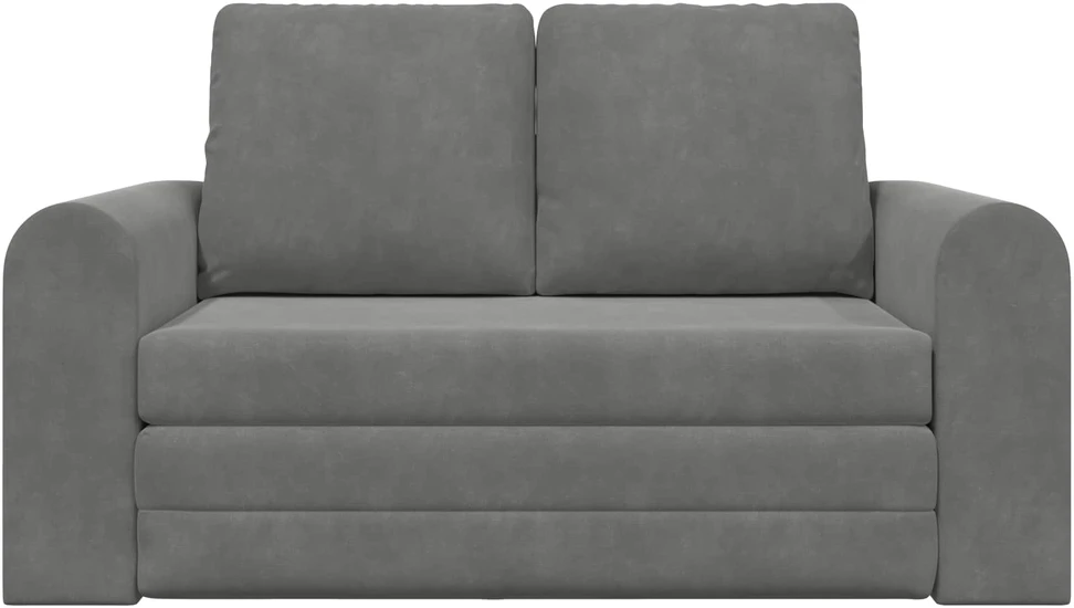 Sofa lova Tamsiai pilka 148 x 71 x 83 cm Aksomas