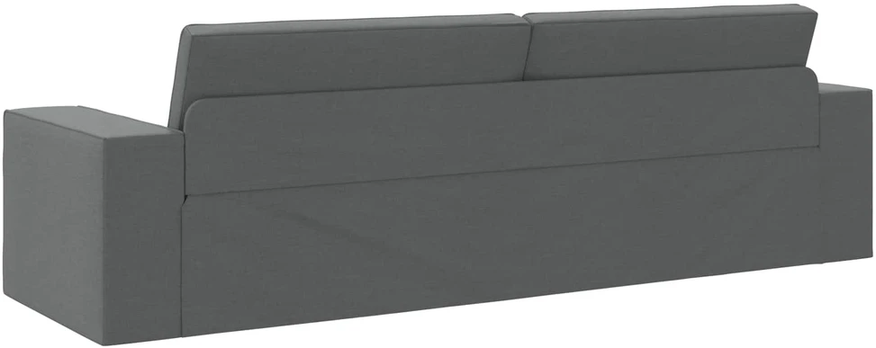 Sofa lova Tamsiai pilka 245 x 78 x 77 cm audinys