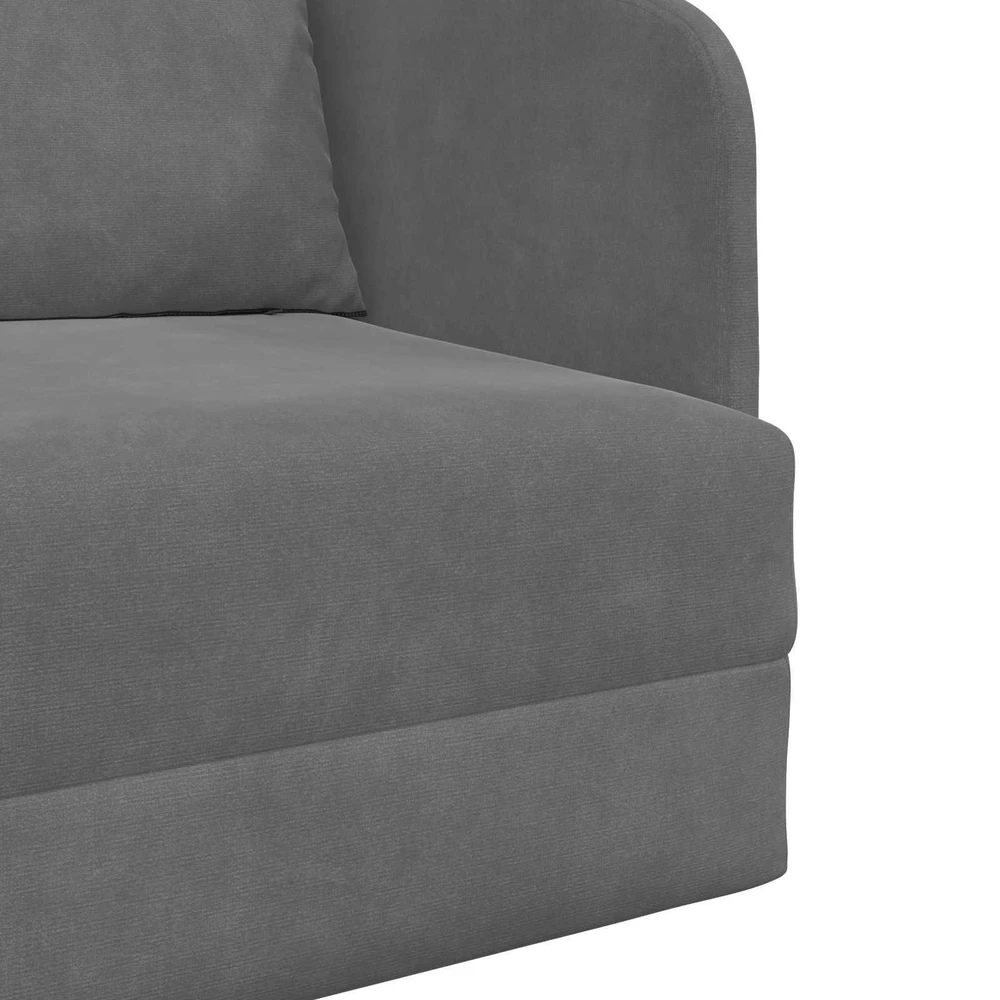 Sofa lova Tamsiai pilka 65 x 80 x 83 cm Aksomas