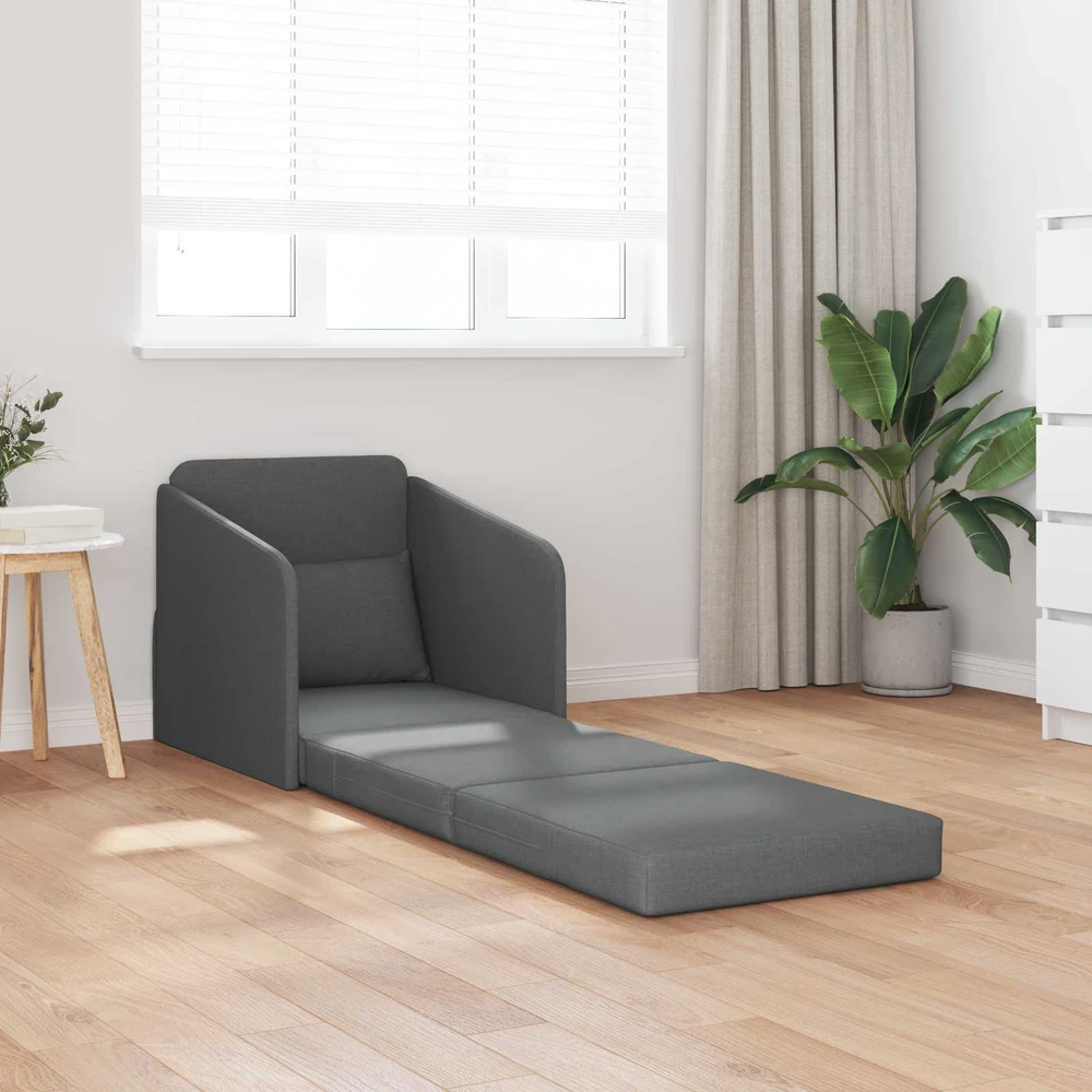Sofa lova Tamsiai pilka 65 x 80 x 83 cm audinys