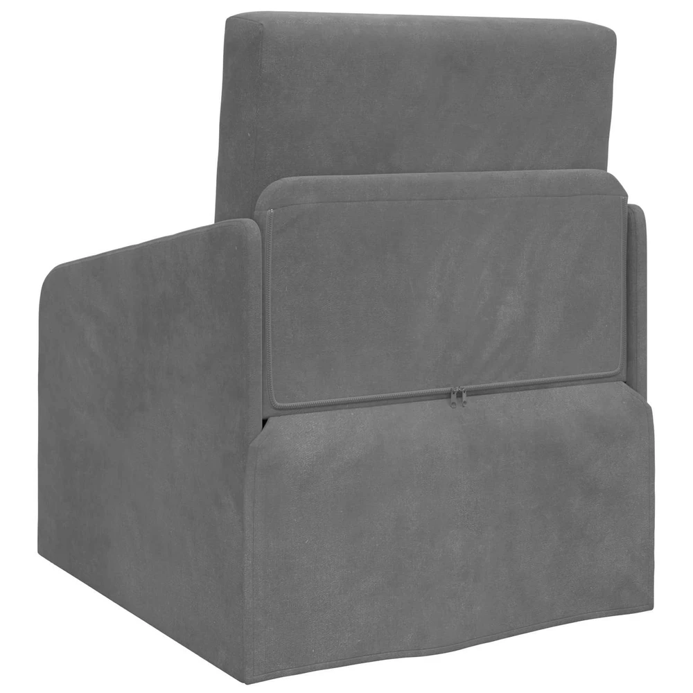 Sofa lova Tamsiai pilka 65 x 80 x 83 cm Aksomas