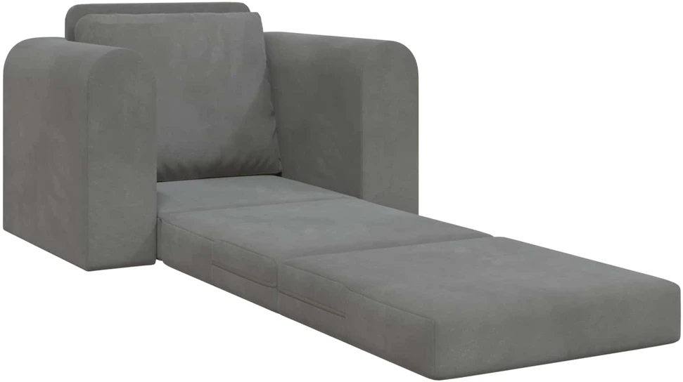 Sofa lova Tamsiai pilka 98 x 71 x 83 cm Aksomas