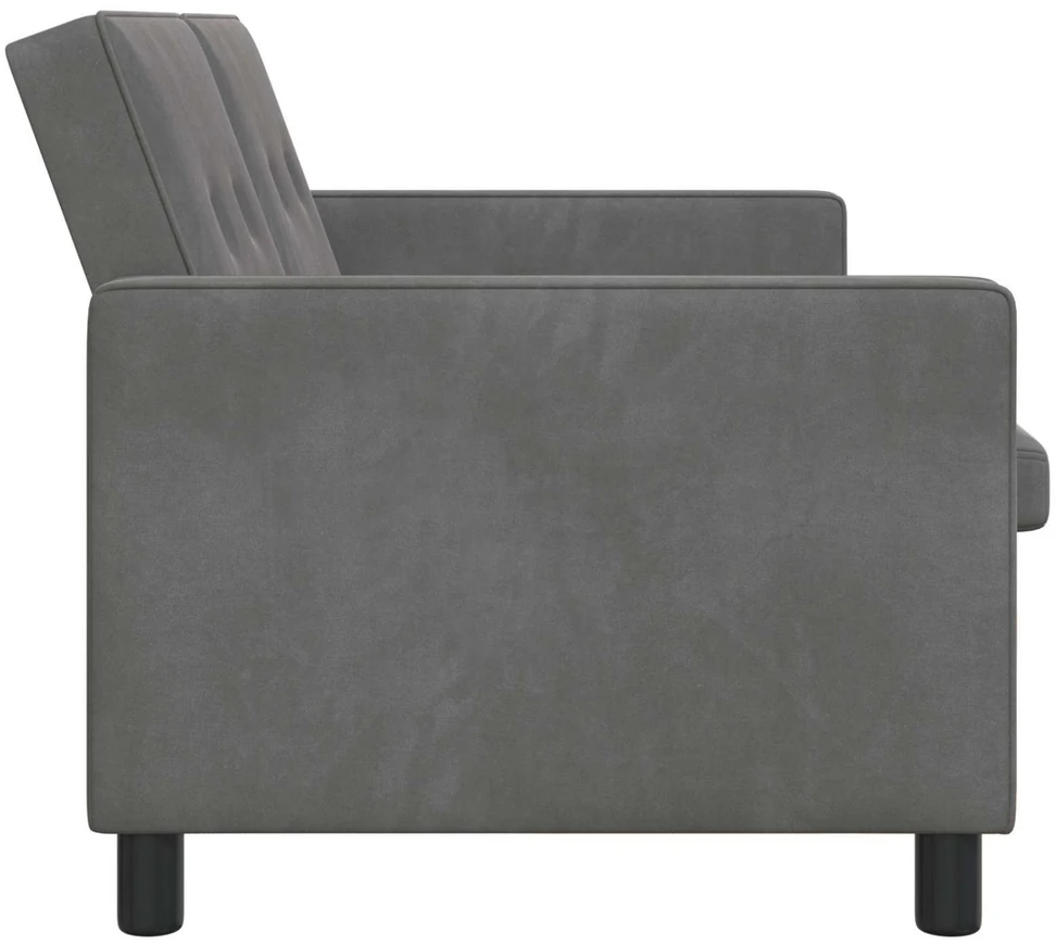 Sofa lova Tamsiai pilka Audinys