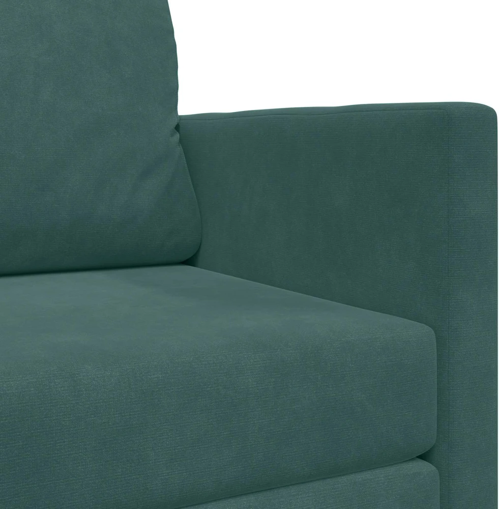 Sofa lova Tamsiai žalia 124 x 71 x 78 cm Aksomas