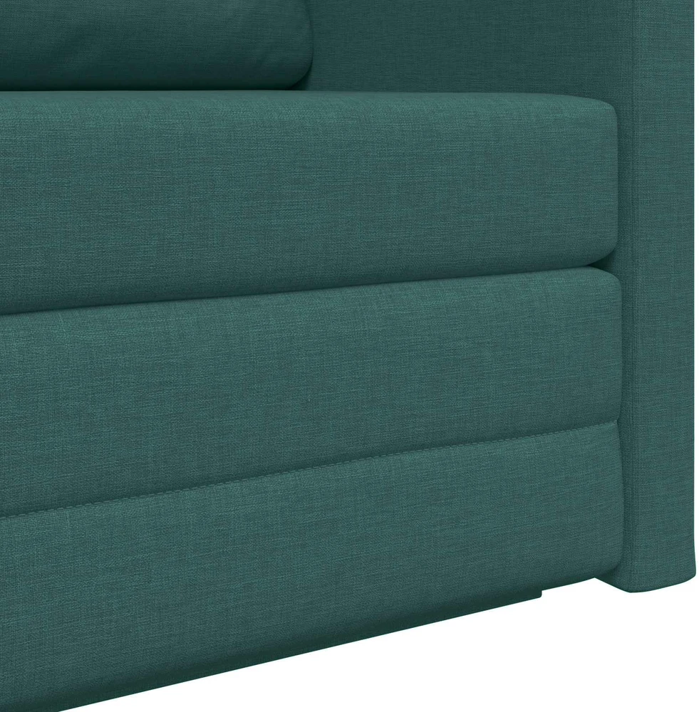 Sofa lova Tamsiai žalia 124 x 71 x 78 cm audinys