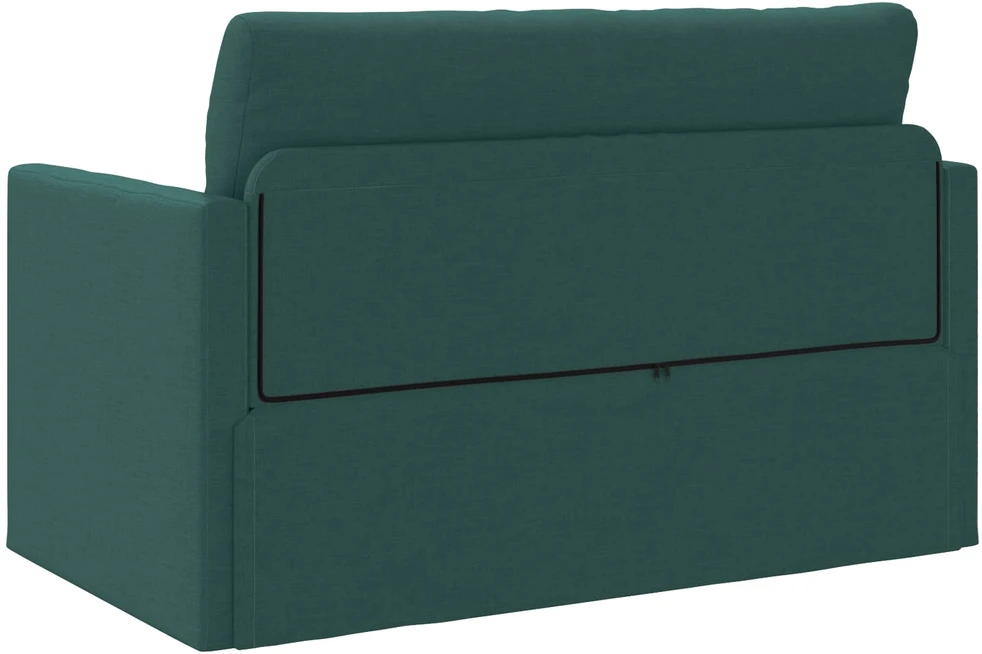 Sofa lova Tamsiai žalia 124 x 71 x 78 cm audinys