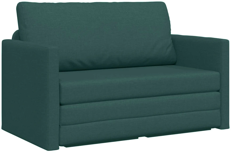 Sofa lova Tamsiai žalia 124 x 71 x 78 cm audinys