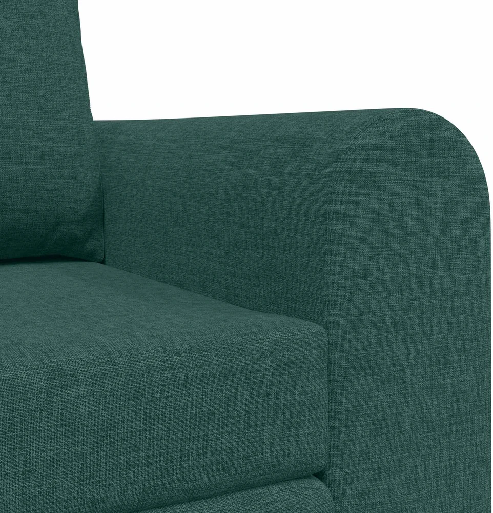 Sofa lova Tamsiai žalia 148 x 71 x 83 cm audinys