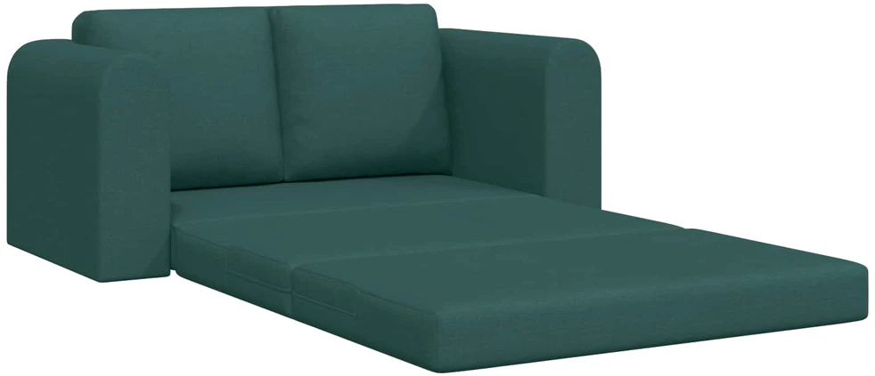 Sofa lova Tamsiai žalia 148 x 71 x 83 cm audinys