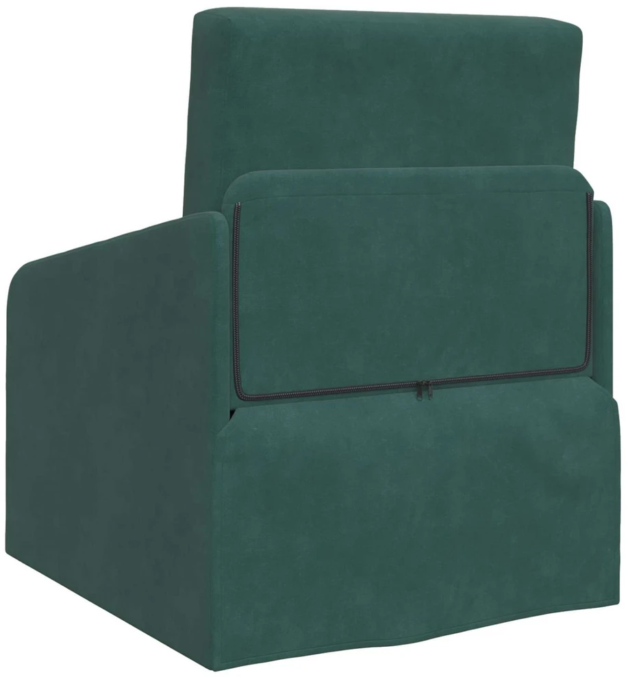 Sofa lova Tamsiai žalia 65 x 80 x 83 cm Aksomas