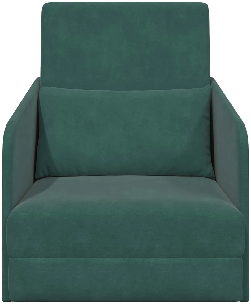 Sofa lova Tamsiai žalia 65 x 80 x 83 cm Aksomas