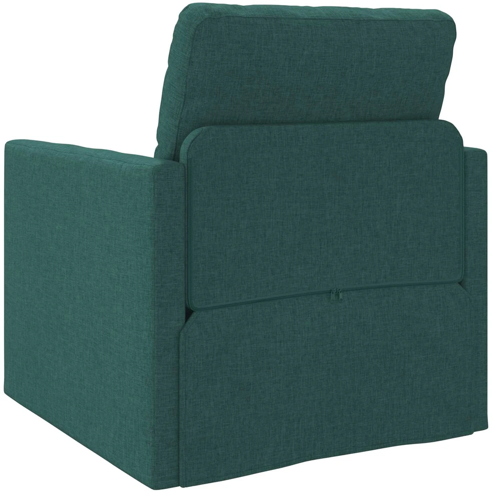 Sofa lova Tamsiai žalia 74 x 77 x 81 cm audinys
