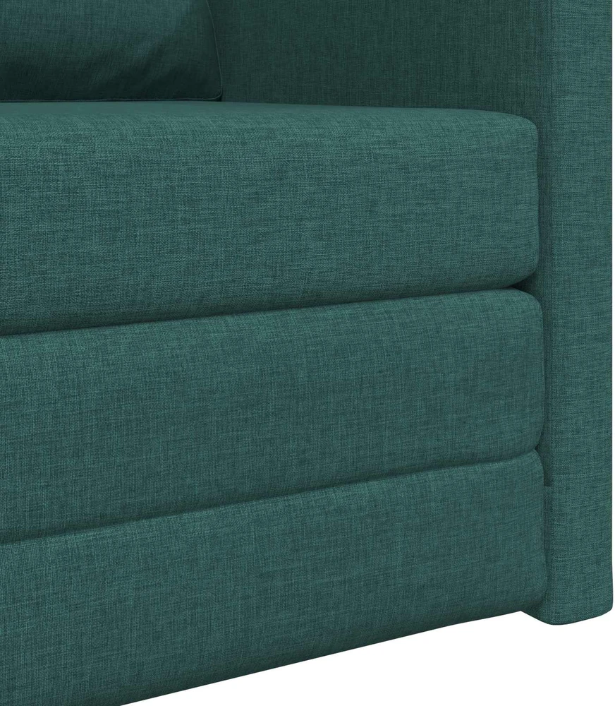 Sofa lova Tamsiai žalia 74 x 77 x 81 cm audinys