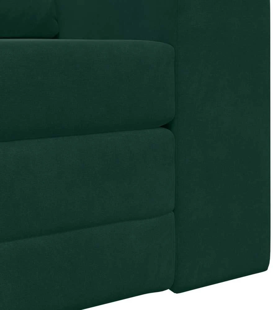 Sofa lova Tamsiai žalia 98 x 71 x 83 cm Aksomas