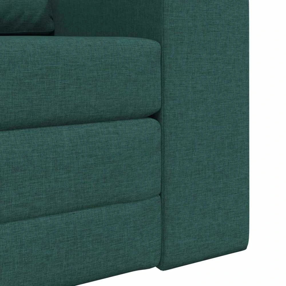 Sofa lova Tamsiai žalia 98 x 71 x 83 cm audinys