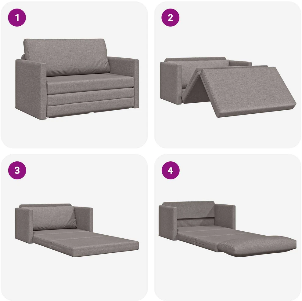 Sofa lova Tortora 124 x 71 x 78 cm audinys