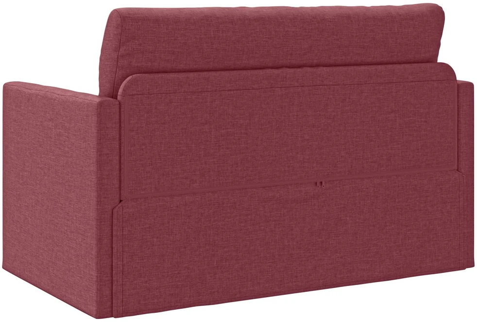 Sofa lova Vyno raudona 124 x 71 x 78 cm audinys