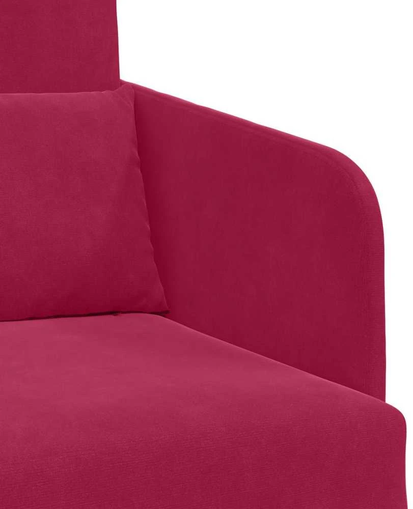 Sofa lova Vyno raudona 65 x 80 x 83 cm Aksomas
