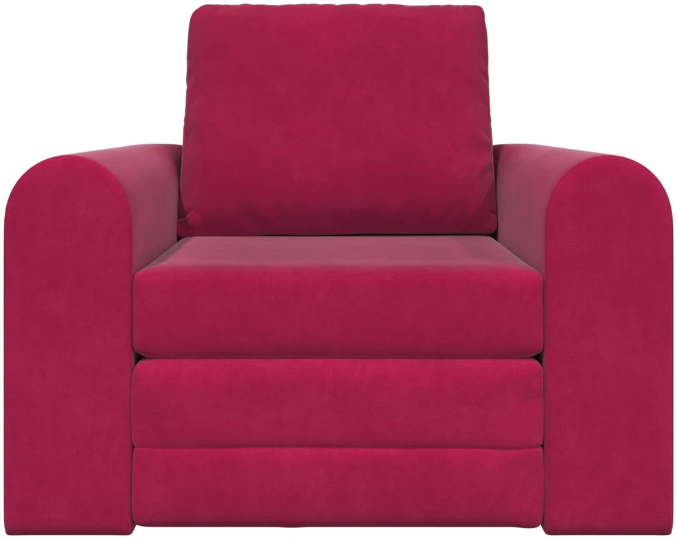 Sofa lova Vyno raudona 98 x 71 x 83 cm Aksomas