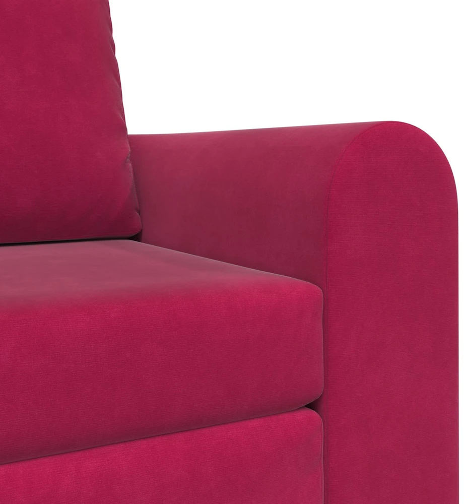 Sofa lova Vyno raudona 98 x 71 x 83 cm Aksomas