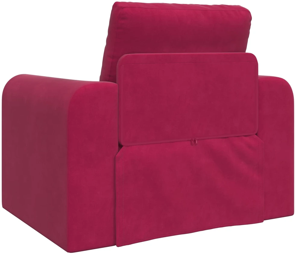 Sofa lova Vyno raudona 98 x 71 x 83 cm Aksomas