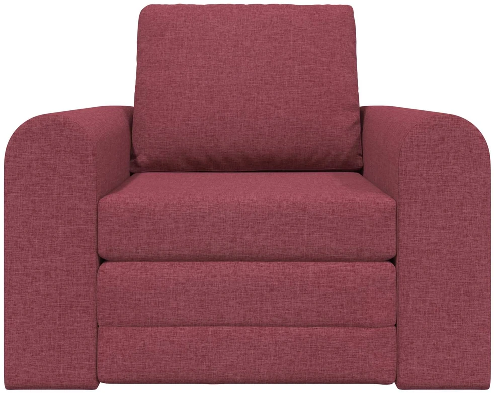 Sofa lova Vyno raudona 98 x 71 x 83 cm audinys