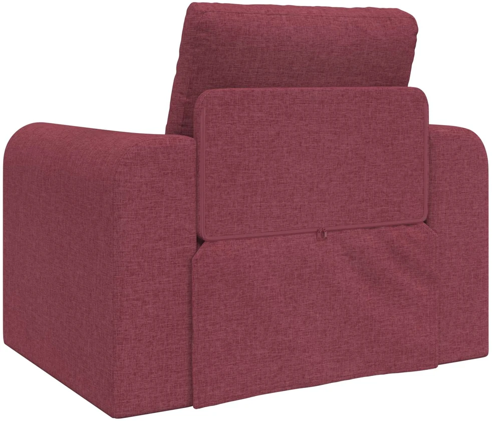 Sofa lova Vyno raudona 98 x 71 x 83 cm audinys