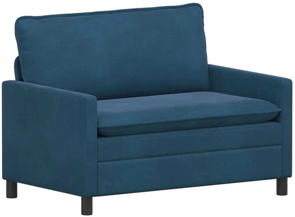 Sofa Mėlyna 126 x 81 x 87,5 cm Aksomas
