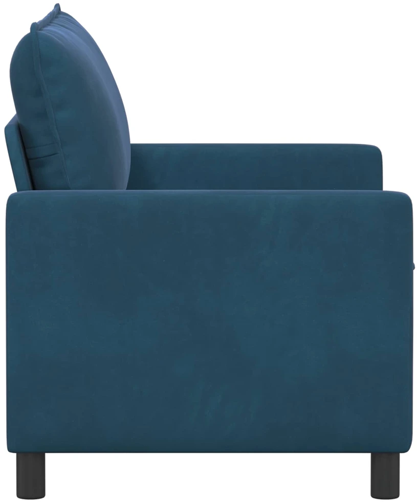 Sofa Mėlyna 126 x 81 x 87,5 cm Aksomas
